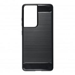 Kryt Carbon na Samsung Galaxy S21 5G Elegant  Čierny