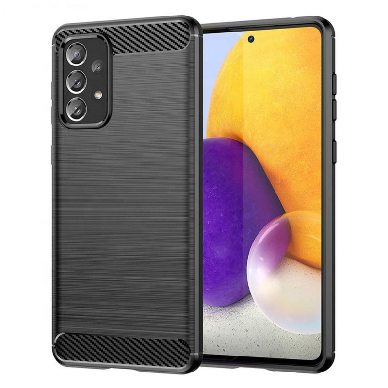 Kryt Carbon na Samsung Galaxy A72 5G Elegant  Čierny