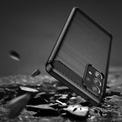 Kryt Carbon na Samsung Galaxy A72 5G Elegant  Čierny
