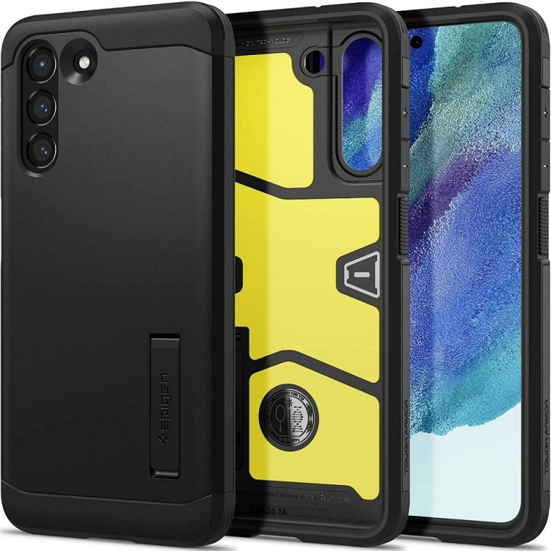 Kryt Spigen Tough Armor na Samsung Galaxy S21 FE 5G Čierny