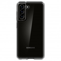 Kryt Spigen Ultra Hybrid na Samsung Galaxy S21 FE 5G Krištáľovo čistý  Transparentný