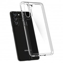 Kryt Spigen Ultra Hybrid na Samsung Galaxy S21 FE 5G Krištáľovo čistý  Transparentný