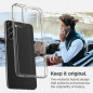 Kryt Spigen Ultra Hybrid na Samsung Galaxy S22 Krištáľovo čistý  Transparentný