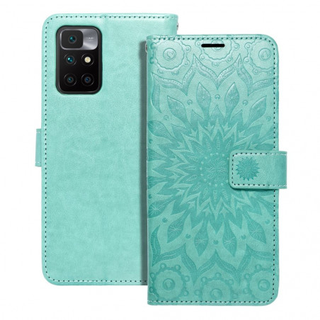 Peňaženkové puzdro MEZZO Book na XIAOMI Redmi 10 Mandala Zelený