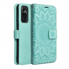 Peňaženkové puzdro MEZZO Book na XIAOMI Redmi 10 Mandala Zelený