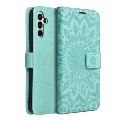 Peňaženkové puzdro MEZZO Book na Samsung Galaxy A04s Mandala Zelený