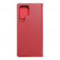 Peňaženkové puzdro Leather case SMART PRO na Samsung Galaxy S22 Ultra Elegant  Vinovo červený 