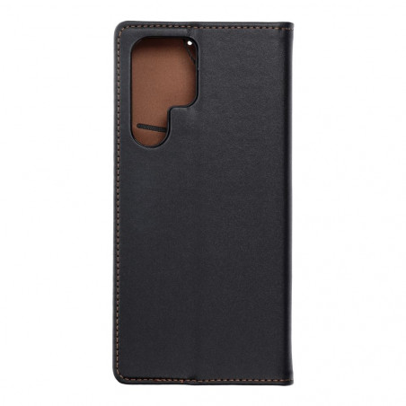 Peňaženkové puzdro Leather case SMART PRO na Samsung Galaxy S22 Ultra Elegant Čierny