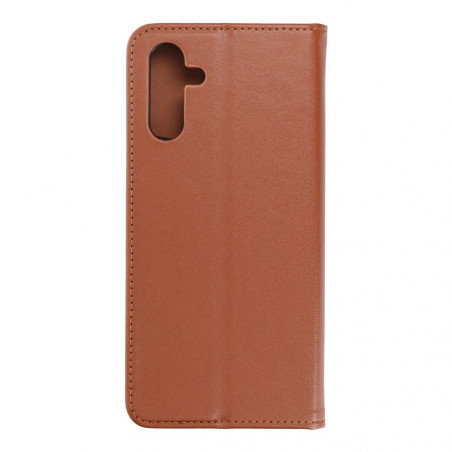 Peňaženkové puzdro Leather case SMART PRO na Samsung Galaxy A04s Elegant Hnedý