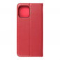 Peňaženkové puzdro Leather case SMART PRO na Apple iPhone 13 Pro Max Elegant  Vinovo červený