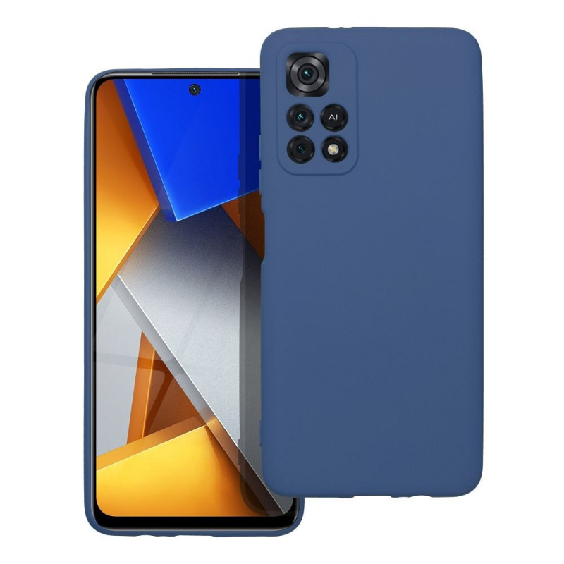 Kryt Silicone na XIAOMI Poco M4 Pro 5G Elegant  Modrý