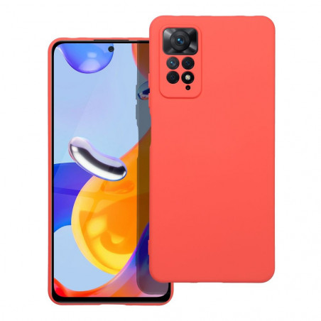 Kryt Silicone na XIAOMI Redmi Note 11 Pro Elegant Broskyňový