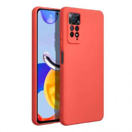 Kryt Silicone na XIAOMI Redmi Note 11 Pro Elegant Broskyňový