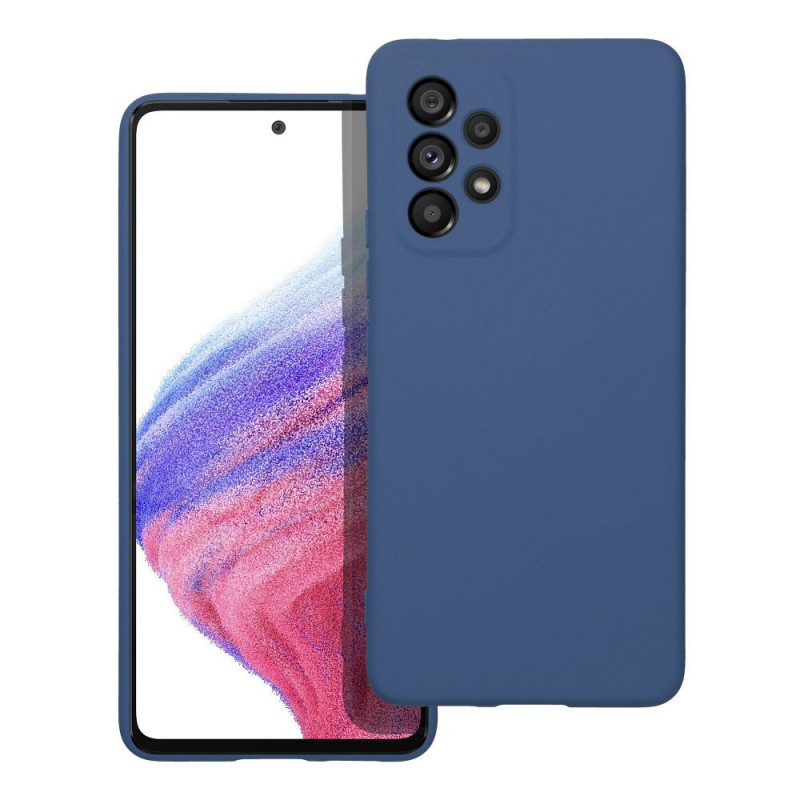Kryt Silicone na Samsung Galaxy A53 5G Elegant  Modrý