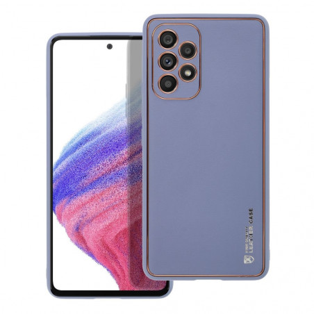 Kryt Leather na Samsung Galaxy A53 5G Modrý