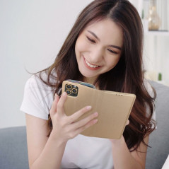 Peňaženkové puzdro Smart Case Book na XIAOMI Poco M3 Pro Zlatý