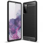 Kryt Carbon na Samsung Galaxy S20 FE Elegant  Čierny
