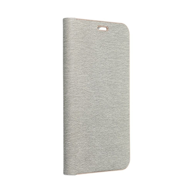 Peňaženkové puzdro LUNA Book Gold na Samsung Galaxy A12 Elegant  Strieborný
