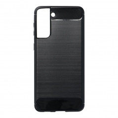 Kryt Carbon na Samsung Galaxy S21 5G Elegant  Čierny