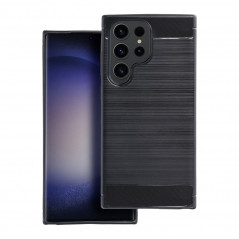 Kryt Carbon na Samsung Galaxy A12 Elegant  Čierny