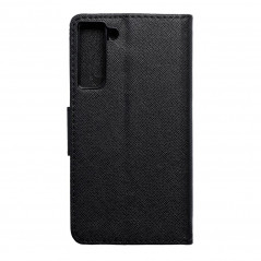 Peňaženkové puzdro Fancy Book na Samsung Galaxy S21 FE 5G Čierny