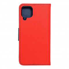 Peňaženkové puzdro Fancy Book na Samsung Galaxy A22 LTE Červený / Námornícka modrá