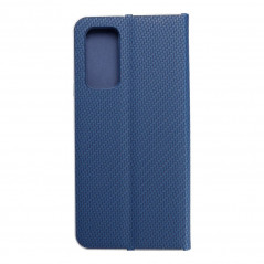 Peňaženkové puzdro LUNA Book Carbon na XIAOMI Mi 10T 5G Uhlíkové vlákno, Elegant  Modrý