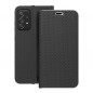 Peňaženkové puzdro LUNA Book Carbon na Samsung Galaxy A52s 5G Uhlíkové vlákno, Elegant  Čierny
