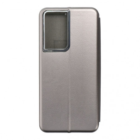 Peňaženkové puzdro Book Elegance na Samsung Galaxy S21 Ultra 5G Elegant Šedý