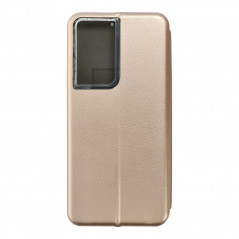 Peňaženkové puzdro Book Elegance na Samsung Galaxy S21 Ultra 5G Elegant Zlatý