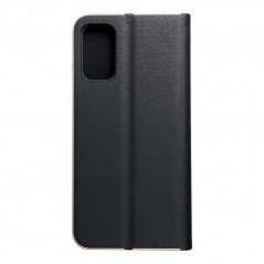 Peňaženkové puzdro LUNA Book Gold na XIAOMI Poco M3 Pro Elegant  Čierny