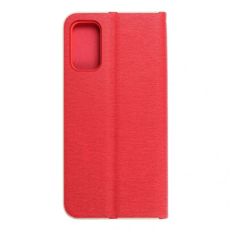 Peňaženkové puzdro LUNA Book Gold na XIAOMI Poco M3 Pro Elegant  Červený