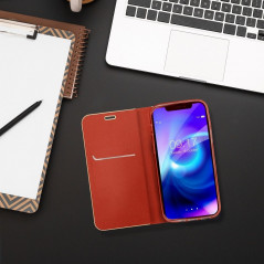 Peňaženkové puzdro LUNA Book Gold na XIAOMI Poco M3 Pro 5G Elegant  Červený