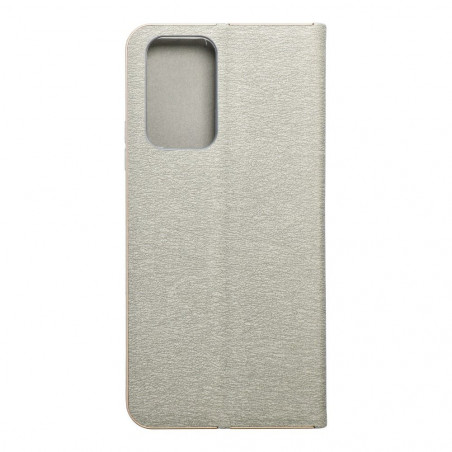 Peňaženkové puzdro LUNA Book Gold na XIAOMI Redmi Note 10 Pro Elegant Strieborný