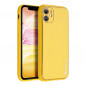 Kryt Leather na Apple iPhone 11 Žltý