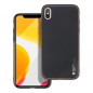 Kryt Leather na Apple iPhone X Čierny