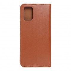 Peňaženkové puzdro Leather case SMART PRO na Samsung Galaxy A02s Elegant  Hnedý