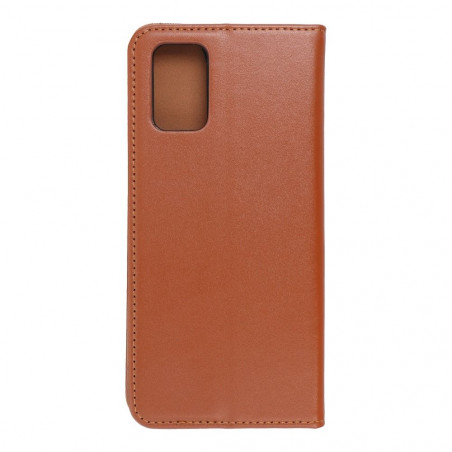 Peňaženkové puzdro Leather case SMART PRO na Samsung Galaxy A02s Elegant  Hnedý
