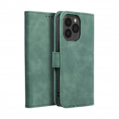 Peňaženkové puzdro TENDER Book na Apple iPhone 13 Pro Zelený