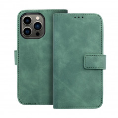 Peňaženkové puzdro TENDER Book na Apple iPhone 13 Pro Zelený