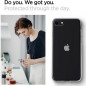 Kryt Spigen Liquid Crystal na Apple iPhone SE 2020 Krištáľovo čistý  Transparentný