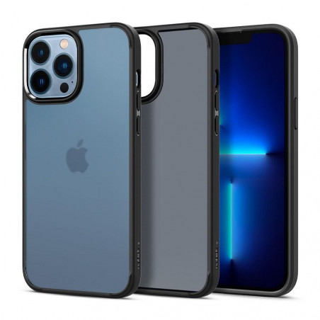 Kryt Spigen Ultra Hybrid na Apple iPhone 13 Pro Krištáľovo čistý  Matná čierna mrazivá