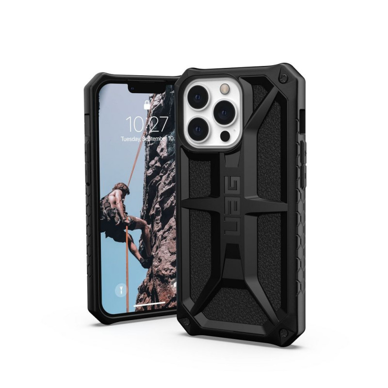 Kryt Urban Armor Gear Monarch na Apple iPhone 13 Pro Prémiové puzdro  MagSAFE  Čierny