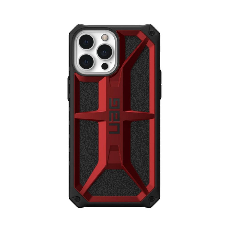 Kryt Urban Armor Gear Monarch na Apple iPhone 13 Pro Max Prémiové puzdro  MagSAFE  Červený
