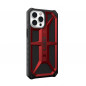 Kryt Urban Armor Gear Monarch na Apple iPhone 13 Pro Max Prémiové puzdro  MagSAFE  Červený