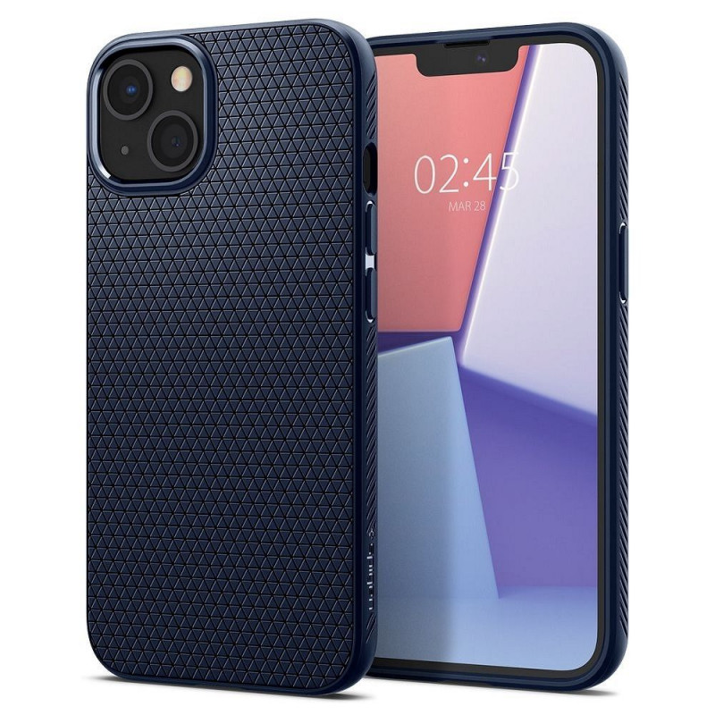 Kryt Spigen  Liquid Air na Apple iPhone 13 Námornícka modrá