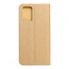 Peňaženkové puzdro LUNA Book Gold na XIAOMI Redmi 10 Elegant Zlatý