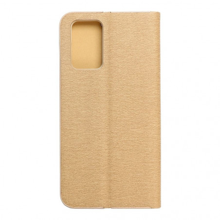 Peňaženkové puzdro LUNA Book Gold na XIAOMI Redmi 10 2022 Elegant Zlatý