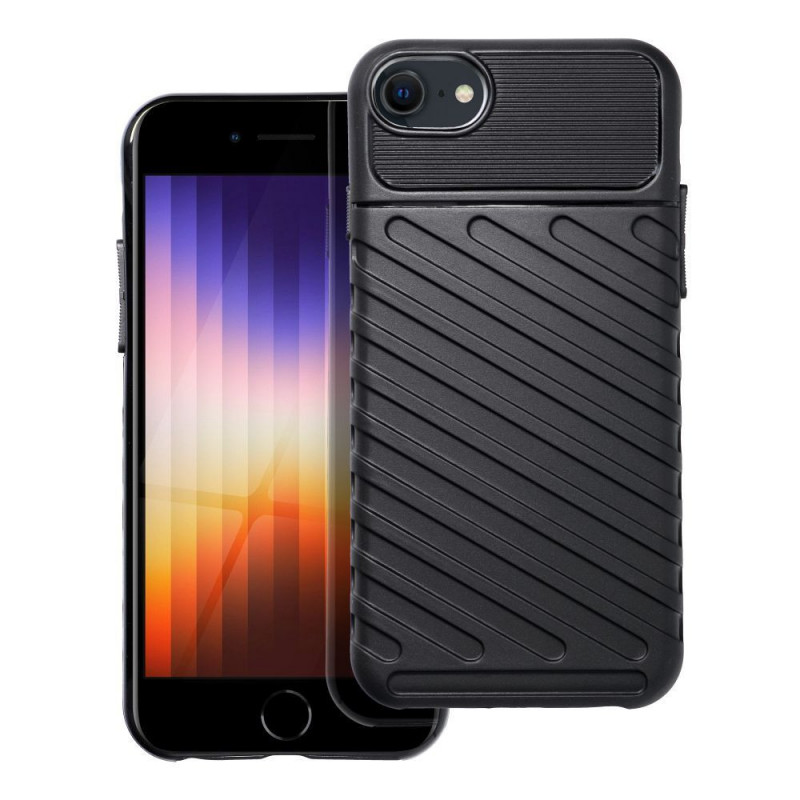 Kryt THUNDER na Apple iPhone SE 2022 5G Čierny
