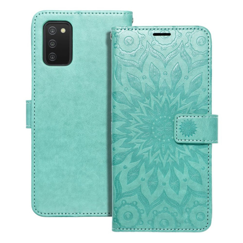 Peňaženkové puzdro MEZZO Book na Samsung Galaxy A03 Mandala  Zelený
